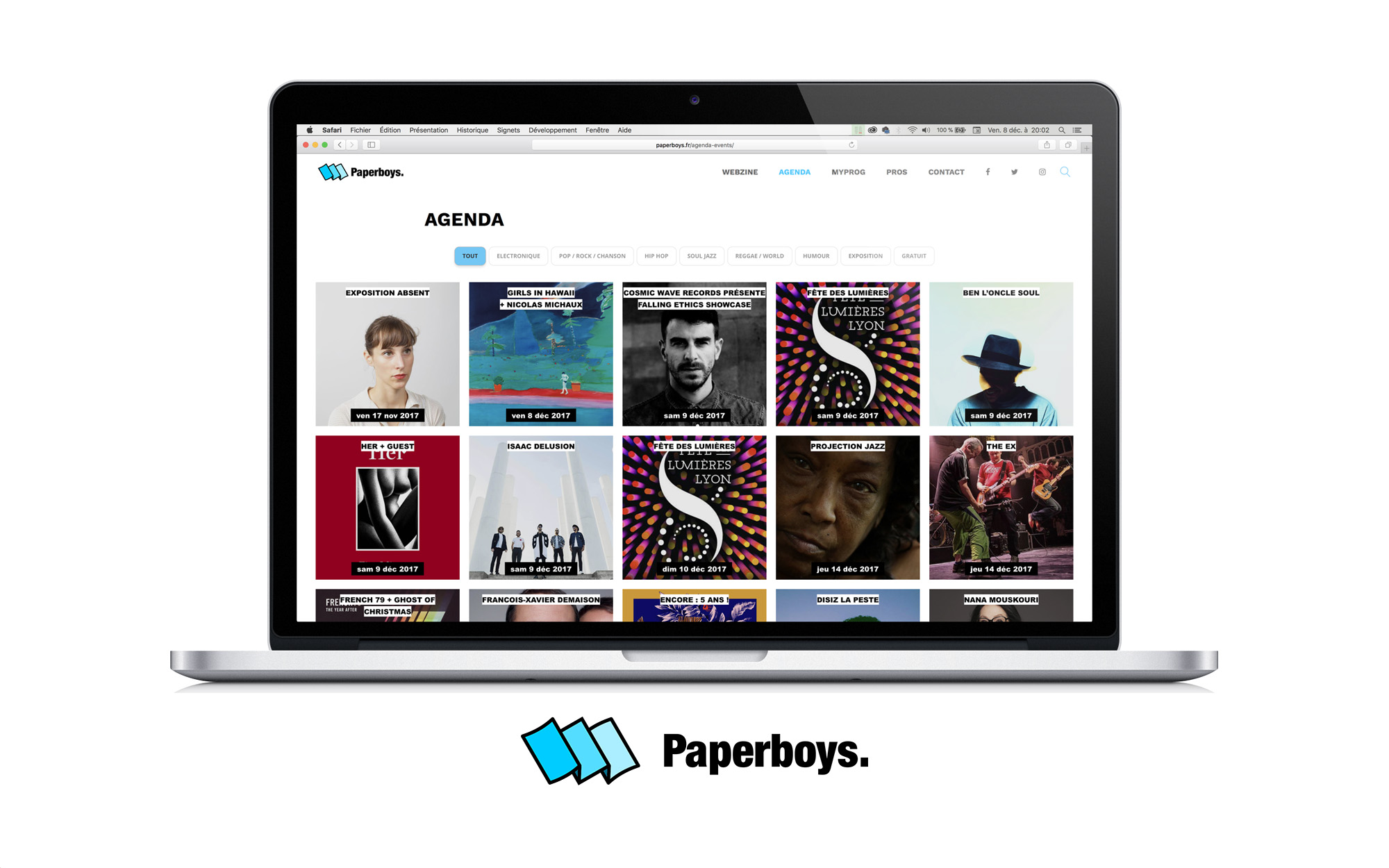 Agenda events - PAPERBOYS