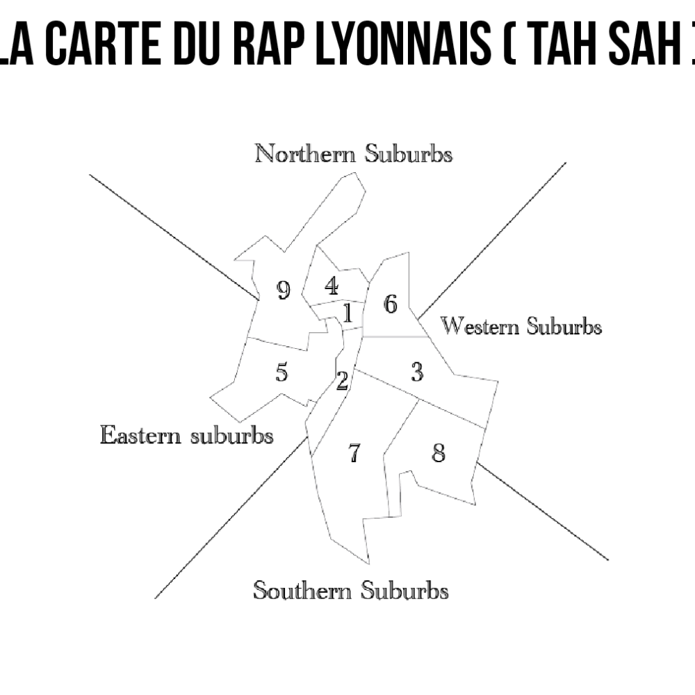 La Carte du Rap Lyonnais